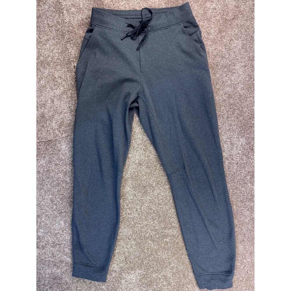 Lululemon Mens City Sweat Jogger Heathered Grey French Terry Pants Size S